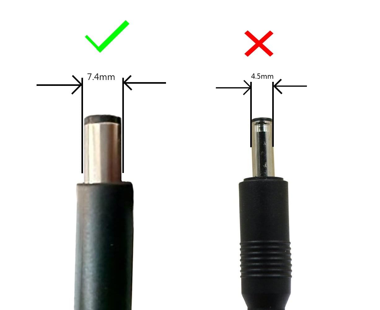Compatiable 65W 19.5v 4.5mm Pin for Dell Laptop AC Adapter-Black (Part Code MGJN9)