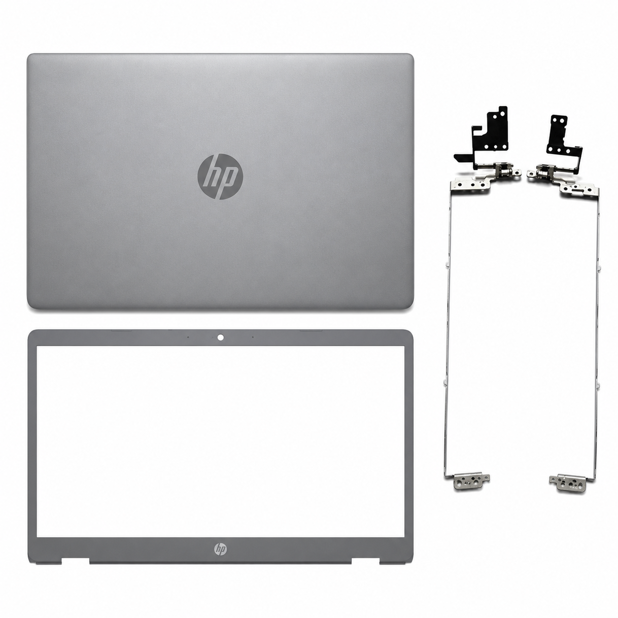 HP 15S-DU 15S-DR 15S-DY 15-DW Laptop LCD Back Cover Top Panel with Hinges