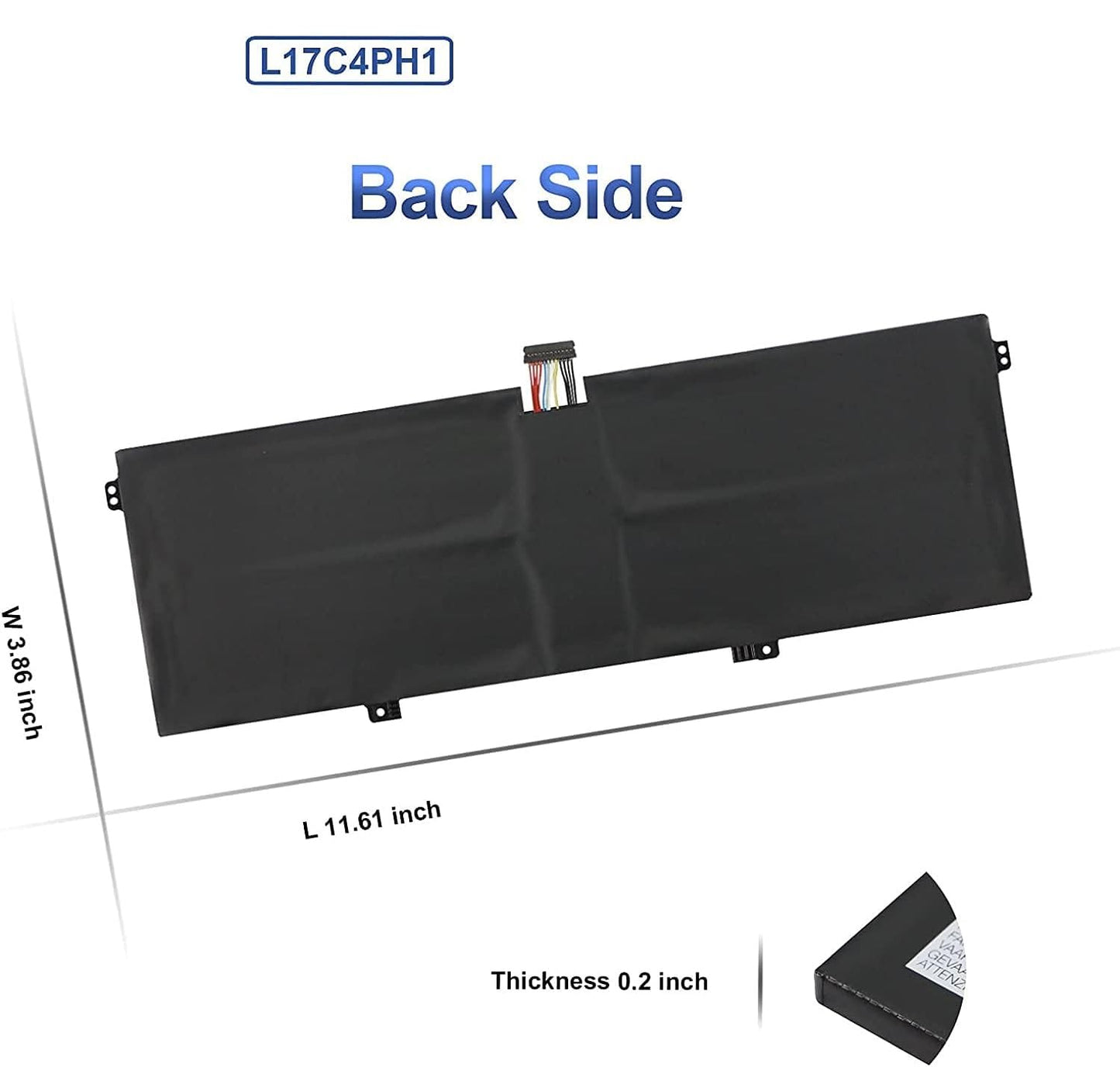 L17C4PH1 Laptop Battery Compatible for Lenovo Yoga C930-13IKB 81C4003VGE, 81EQ000HGE Compatible Replacement