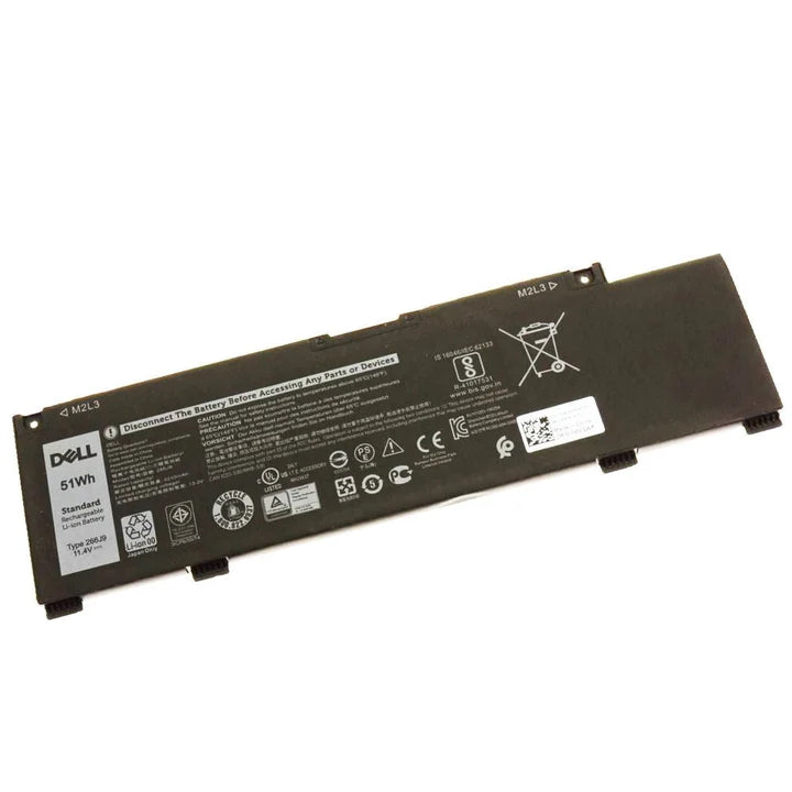 Dell Genuine Original 266J9 Laptop Battery for Inspiron 5490 G3 3500 G3 3590 G5 5500 G5 5505 51Wh OEM Replacement Battery