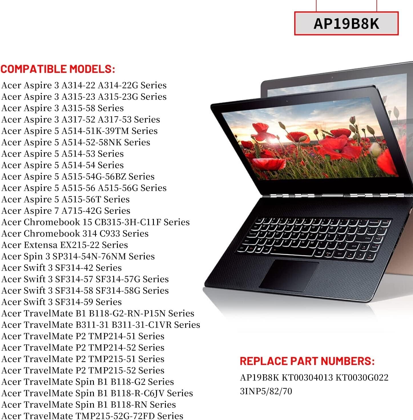 AP19B8K replacement