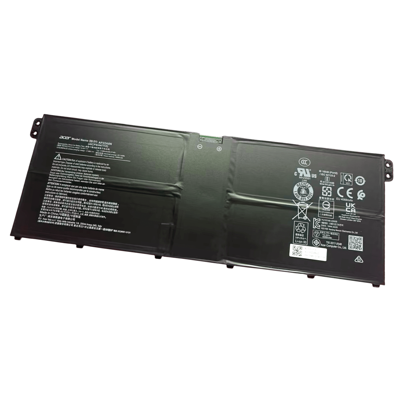 Acer AP22A8N AP22ABN replacement internal laptop battery 
