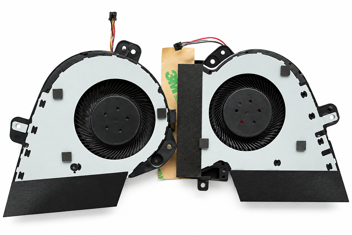 FAN FOR ASUS ROG Zephyrus M G15 GA502 GU502 GU502G GA502I GA502D GA502IU CPU & GPU FAN PAIR DC  12V  P/N: 13NR0240T02111 13NR0240T01211