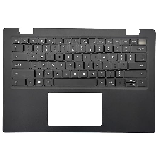 Dell Latitude 3420 Laptop Palmrest Upper Case with Non-Backlit Keyboard 4PX9K 04PX9K Black Compatible Replacement