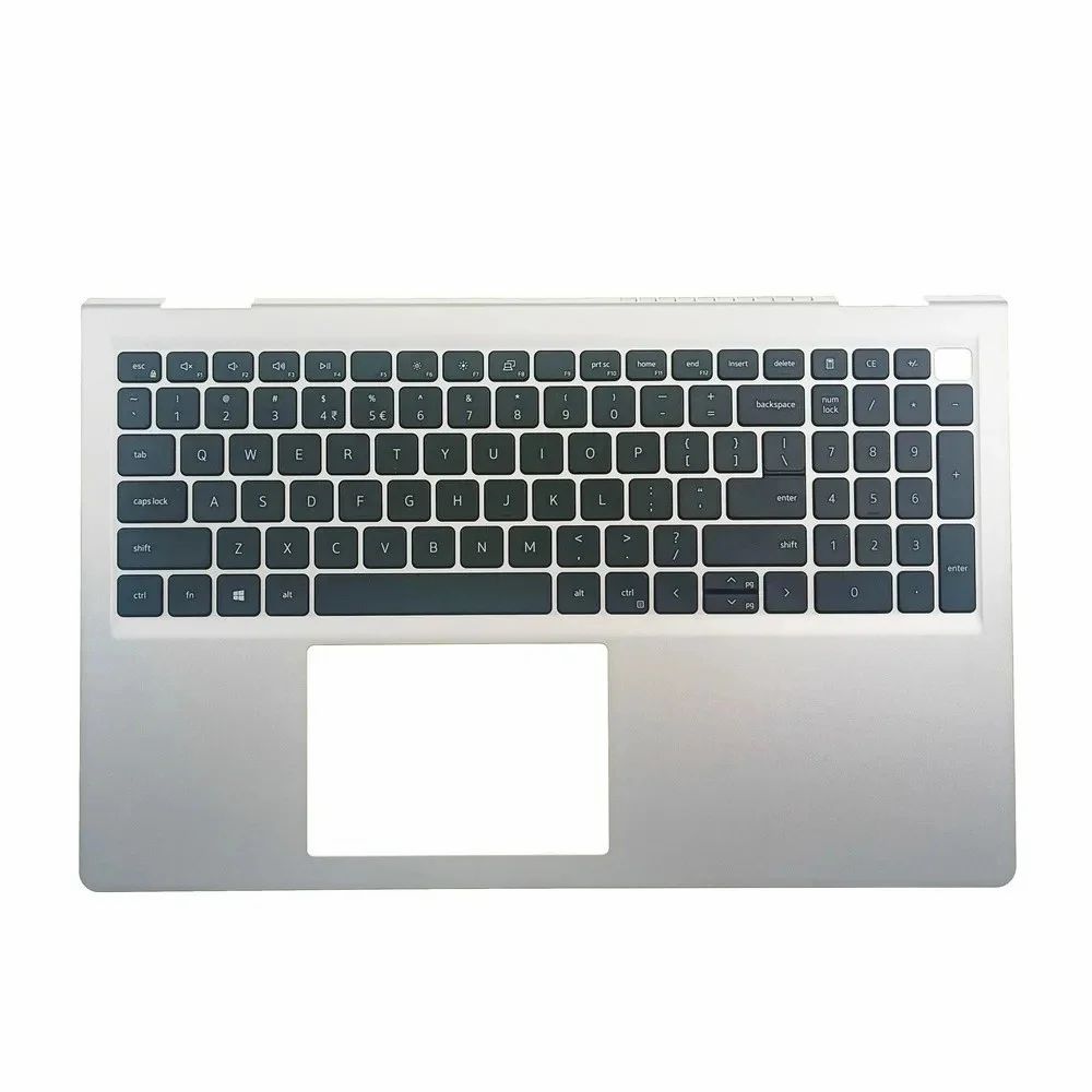 Dell Inspiron 15 3510 3511 3515 3520 3525 15.6 Inch Palmrest with Keyboard & Touchpad Non-Backlit Compatible Replacement