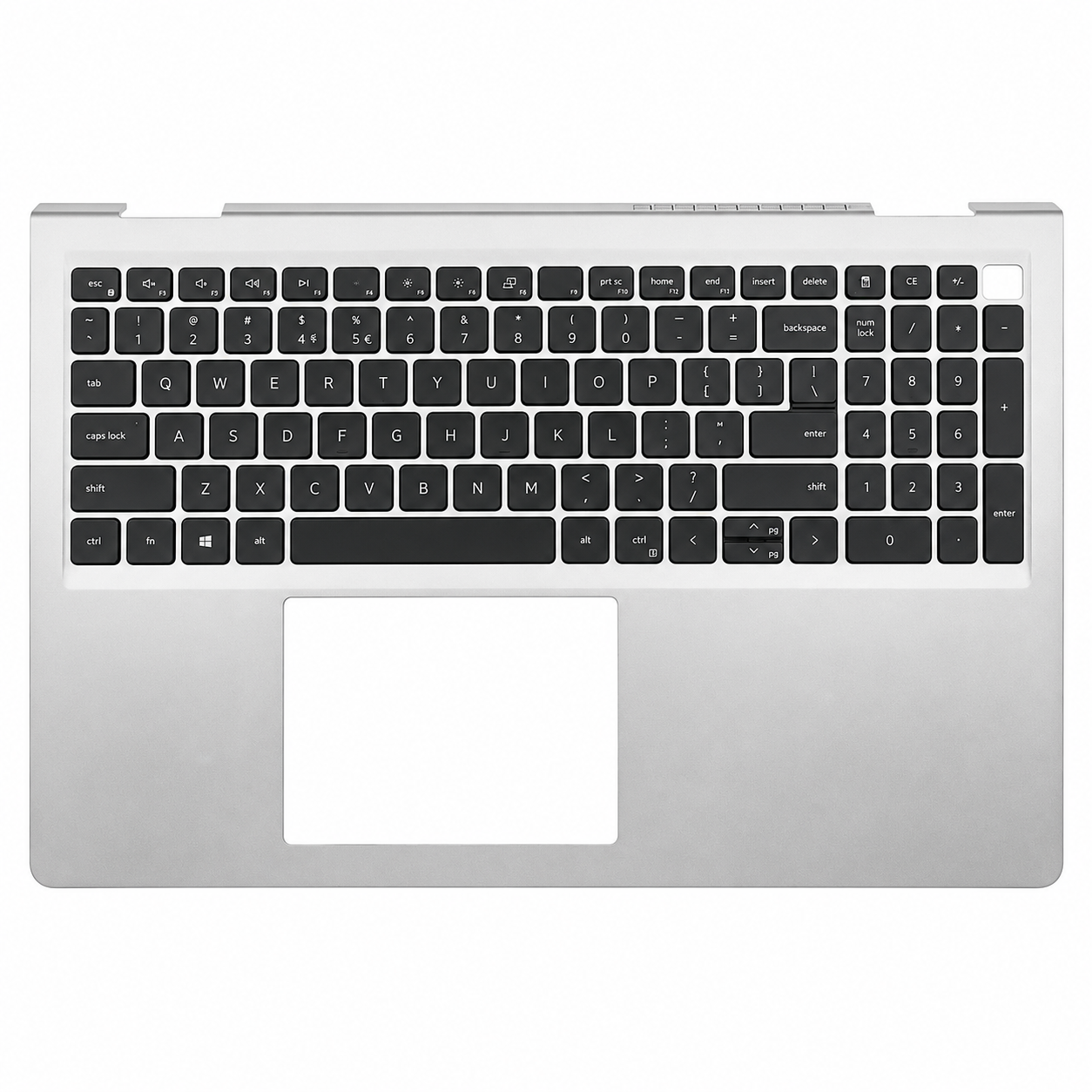 Dell Inspiron 15 3510 3511 3515 3520 3525 15.6 Inch Palmrest with Keyboard & Touchpad Non-Backlit Compatible Replacement