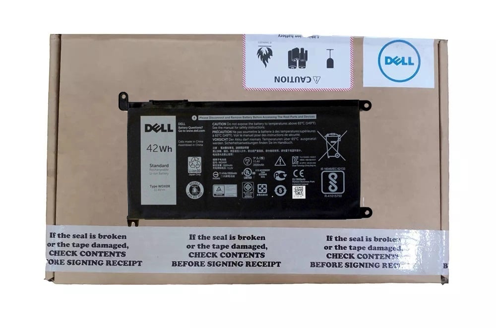 Dell Genuine Original WDX0R T2JX4 42Wh 11.4V 3-Cell Laptop Battery for Inspiron 5568, 5378, 7368 Series