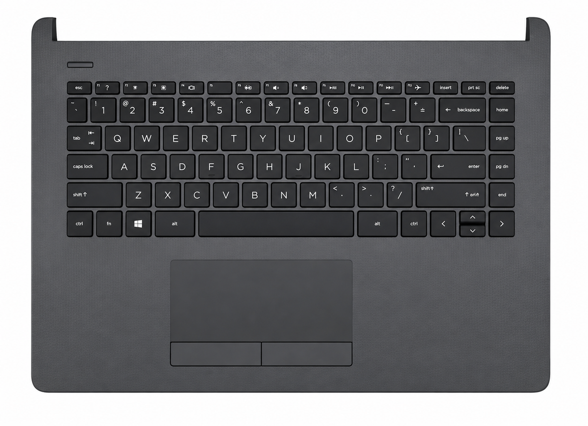 HP 14-BS 14-BW 14-BS092NIA Laptop Palmrest Top Case with Keyboard and Touchpad Compatible Replacement