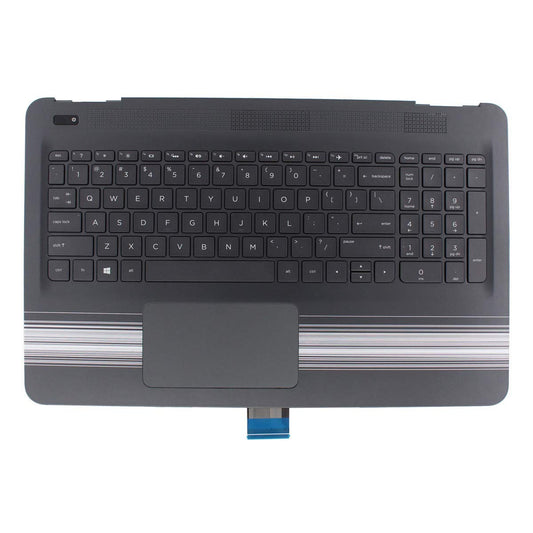 HP Pavilion 15-AU 15-AW Laptop Palmrest with Keyboard and Touchpad Compatible Replacement 856035-001