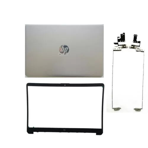 HP 15S-DU 15S-DR 15S-DY 15-DW Laptop LCD Back Cover Top Panel with Hinges