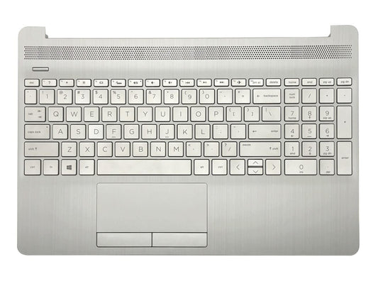 HP 15T-DW 15-DW 15S-DR 15S-DU Laptop Palmrest with Keyboard & Touchpad L52022-001 AP2H8000510