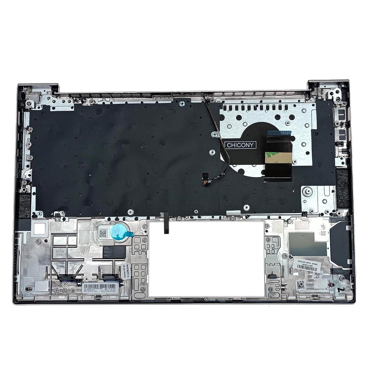 Laptop Upper Case Palmrest Backlit Keyboard Assembly Part for HP Elitebook 840 G7 G8 745 G7 G8 M36312-001 M52490-001 Black