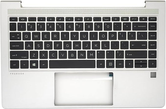 HP ProBook 440 G8 445 G8 14 Inch Palmrest with Non-Backlit US Keyboard M23770-001
