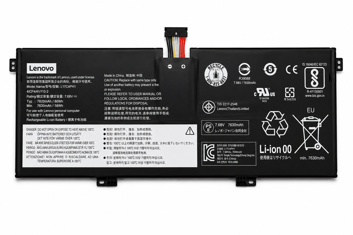 L17C4PH1 Compatible Replacement Laptop Battery for Lenovo Yoga C930-13IKB 81C4003VGE 81EQ000HGE