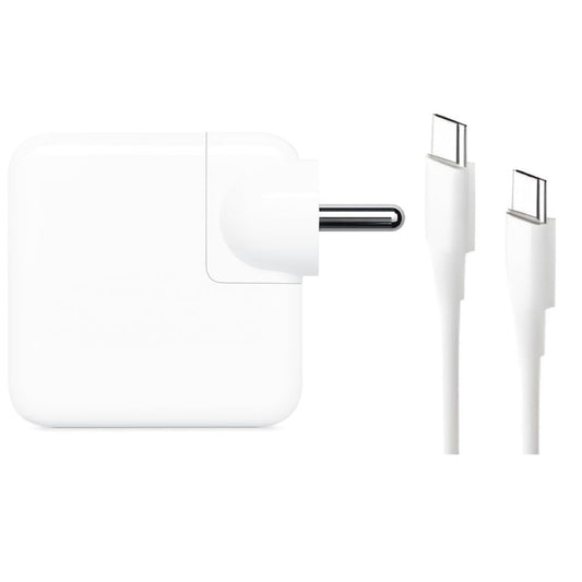 30W USB-C Charger for MacBook Air iPad Pro iPad Air iPad Mini iPhone 15 Compatible Power Adapter with USB-C Cable
